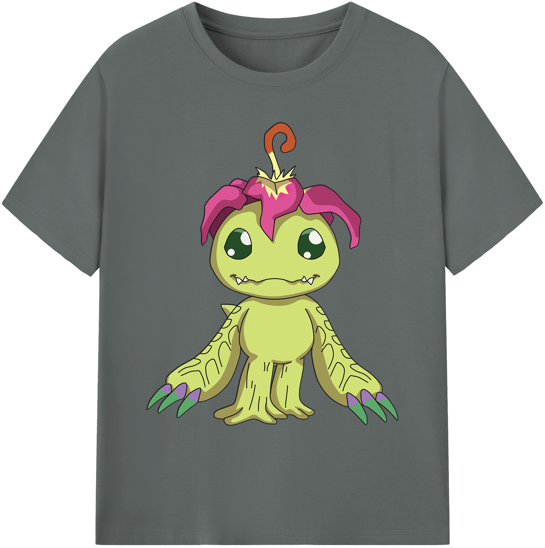 （画像用） Digimon デジタルモンスター/デジモン 綿100％ メンズ半袖Tシャツ｜肌触りやわらか＆通気性